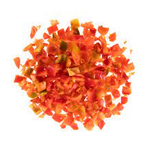 Capsicum Red Brunoise Cut