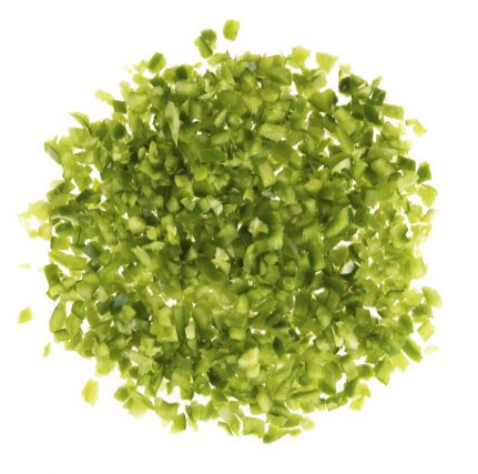 Capsicum Green Brunoise Cut